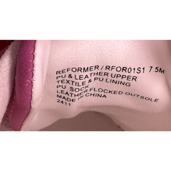 Steve Madden Reformer Womens Pink Multi Sneakers Size 7.5M New $100 A - Picture 9 of 10